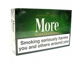 МОРЕ ЗЕЛЕНЫЕ 120 ММ (ГЕРМАНИЯ) - MORE GREEN MENTHOL 120S 