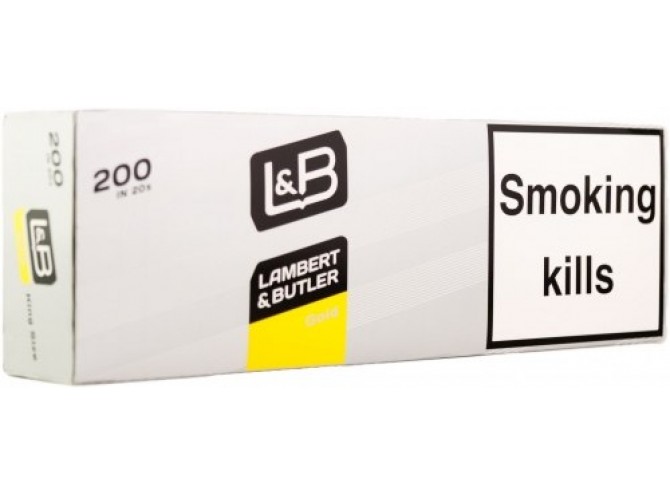 ЛАМБЕРТ ЭНД БАТЛЕР ГОЛД (АНГЛИЯ) - LAMBERT&BUTLER GOLD