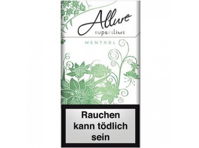 Аллюр Ментол Суперслимс (Германия) - Allure Menthol Superslims (Germany)