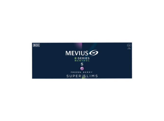 Mevius E-series Menthol 5 Frozen Berry Superslims Japan (Мевиус Е-сериес 5 Суперслим Ягоды Япония), блок