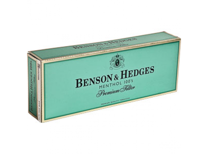 Бенсон и Хеджес 100 мм Премиум Фильтр Ментол (США) - Benson & Hedges 100 Menthol Premium Filter (USA)