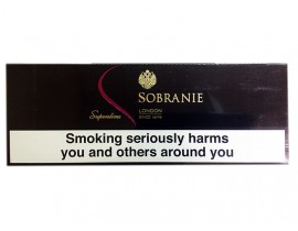 СОБРАНИЕ СУПЕРСЛИМС БЛЭК (ГЕРМАНИЯ) - SOBRANIE SUPERSLIMS BLACK 