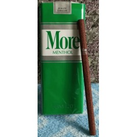 МОРЕ ЗЕЛЕНЫЕ 120 ММ ПАЧКА (ШВЕЙЦАРИЯ) - MORE GREEN MENTHOL PACK 120S 